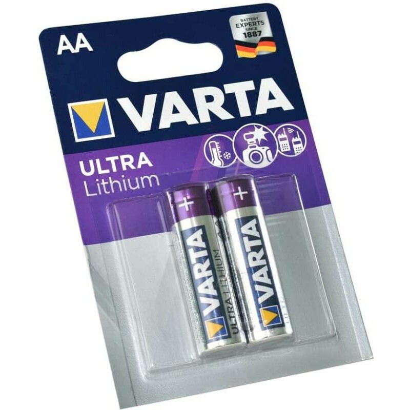 Батарейка Varta Ultra Lithium (AA, 2 шт) - 06106301402