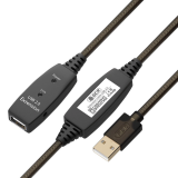 Кабель удлинительный USB A (M) - USB A (F), 15м, Greenconnect GCR-53807