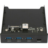 Передняя панель портов Gembird FP3.5-USB3-3A1C