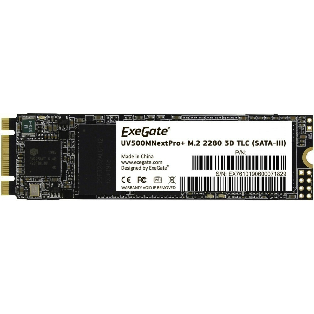 Накопитель SSD 1Tb ExeGate NextPro+ (M2UV500TS1TB) - EX295280RUS