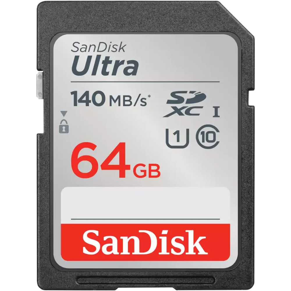 Карта памяти 64Gb SD SanDisk Ultra (SDSDUNB-064G-GN6IN)