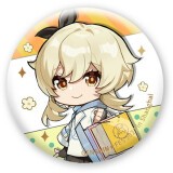 Значок miHoYo Genshin Fes Chibi Character Can Badge Lumine (6974096534791)