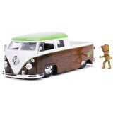 Коллекционная модель с фигуркой Jada Toys Die-Cast Groot & 1963 Volkswagen Bus Pickup (31202)