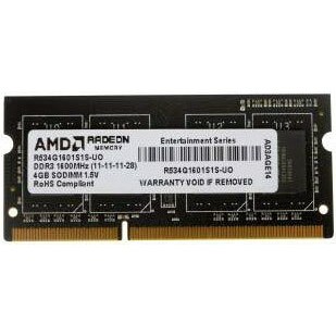 Оперативная память 4Gb DDR-III 1600MHz AMD SO-DIMM (R534G1601S1S-U) OEM - R534G1601S1S-UO