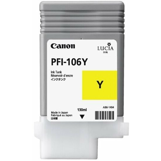 Картридж Canon PFI-106 Yellow - 6624B001