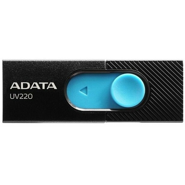 USB Flash накопитель 32Gb ADATA UV220 Black/Blue - AUV220-32G-RBKBL