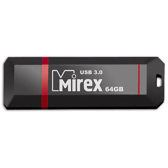 USB Flash накопитель 64Gb Mirex Knight 3.0 Black - 13600-FM3BKN64