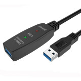 Кабель удлинительный USB A (M) - USB A (F), 10м, AOpen ACU827A-10M