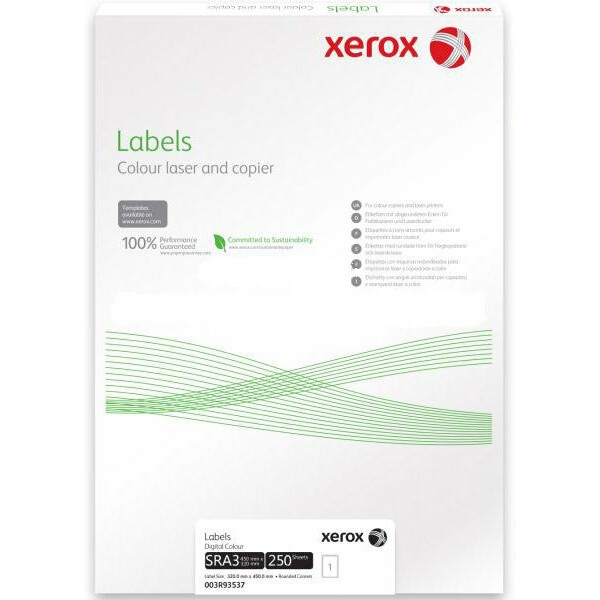 Наклейки Xerox 003R93537 (SRA3, 250 листов)