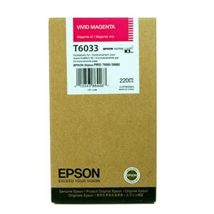 Картридж Epson C13T603300 Vivid Magenta