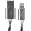 Кабель USB - Lightning, 0.5м, Gembird CC-G-APUSB02Gy-0.5M
