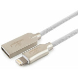 Кабель USB - Lightning, 1м, Gembird CC-P-APUSB02W-1M
