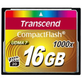 Карта памяти 16Gb Compact Flash Transcend 1000x (TS16GCF1000)
