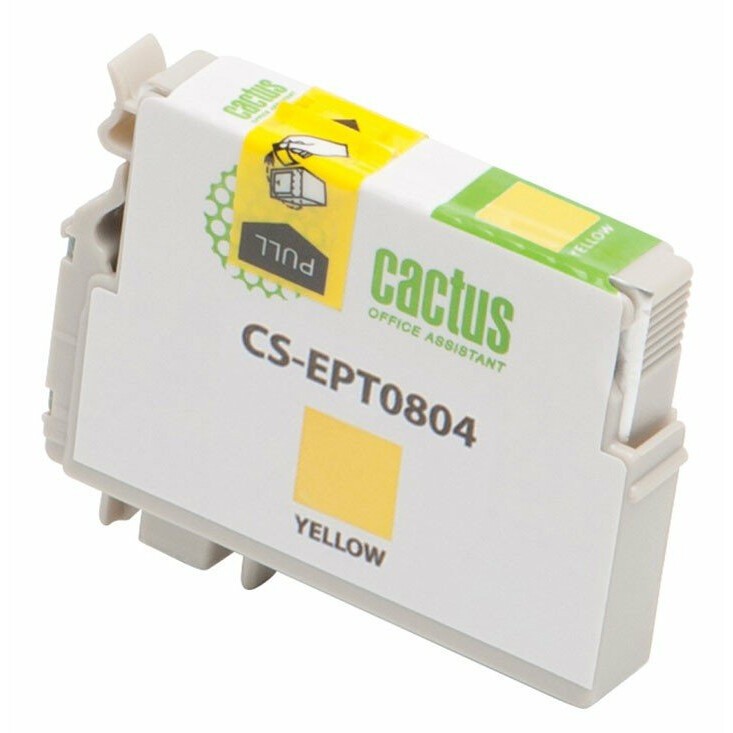 Картридж Cactus CS-EPT0804 Yellow