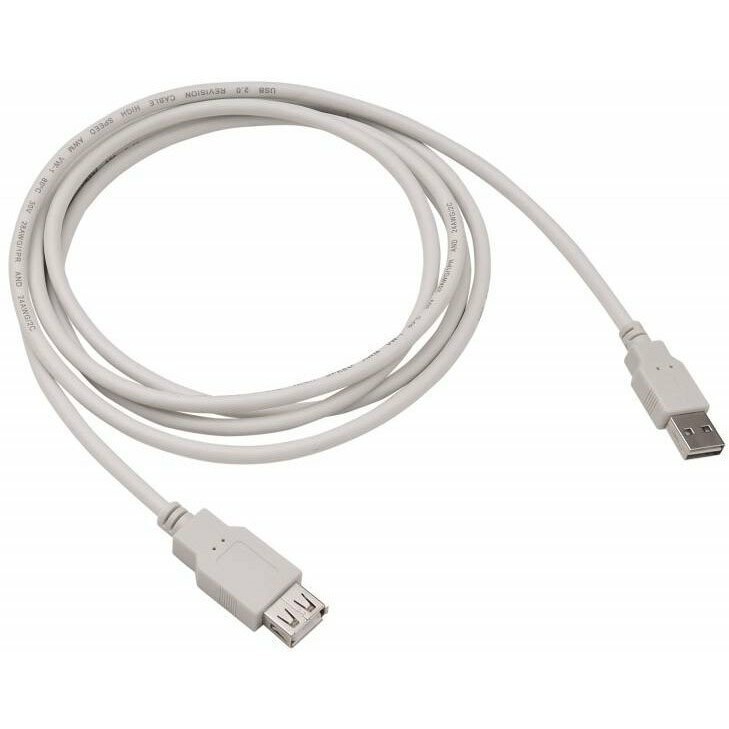 Кабель удлинительный USB A (M) - USB A (F), 1.8м, Buro Reversible - 359903