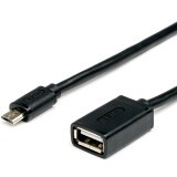 Переходник USB A (F) - microUSB B (M), 0.1м, ATCOM AT3792