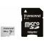 Карта памяти 64Gb MicroSD Transcend + SD адаптер  (TS64GUSD300S-A)