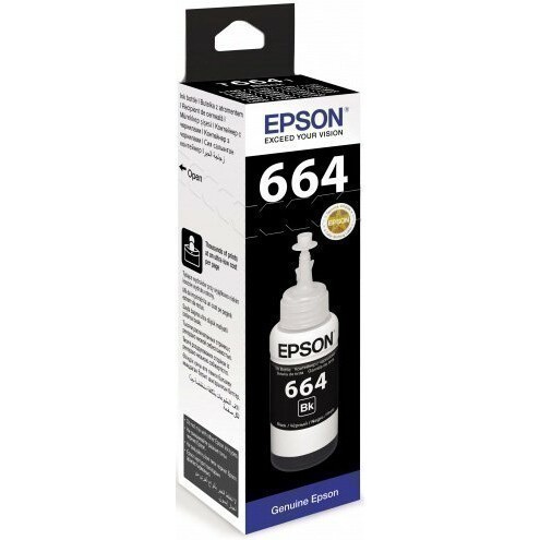 Чернила Epson C13T66414A Black - C13T66414A/C13T664198