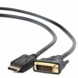 Кабель DisplayPort (M) - DVI (M), 3м, Gembird CC-DPM-DVIM-3M