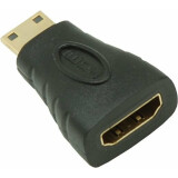 Переходник HDMI (F) - Mini HDMI (M), NETLAN EC-HD20CB-AC-BK-10, 10шт.