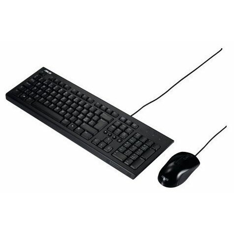 Клавиатура + мышь ASUS U2000 Black - 90-XB1000KM00050