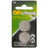 Батарейка GP CR2032 (Lithium, 2 шт)