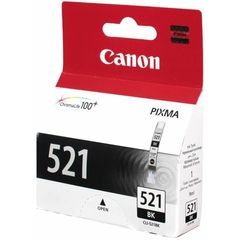 Картридж Canon CLI-521 Black - 2933B004/2933B001