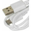 Кабель USB A (M) - microUSB B (M), 0.8м, Buro BHP MICROUSB 0.8 White