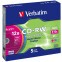Диск CD-RW Verbatim 700Mb 10x DataLife+ Slim Color (5шт) (43167)