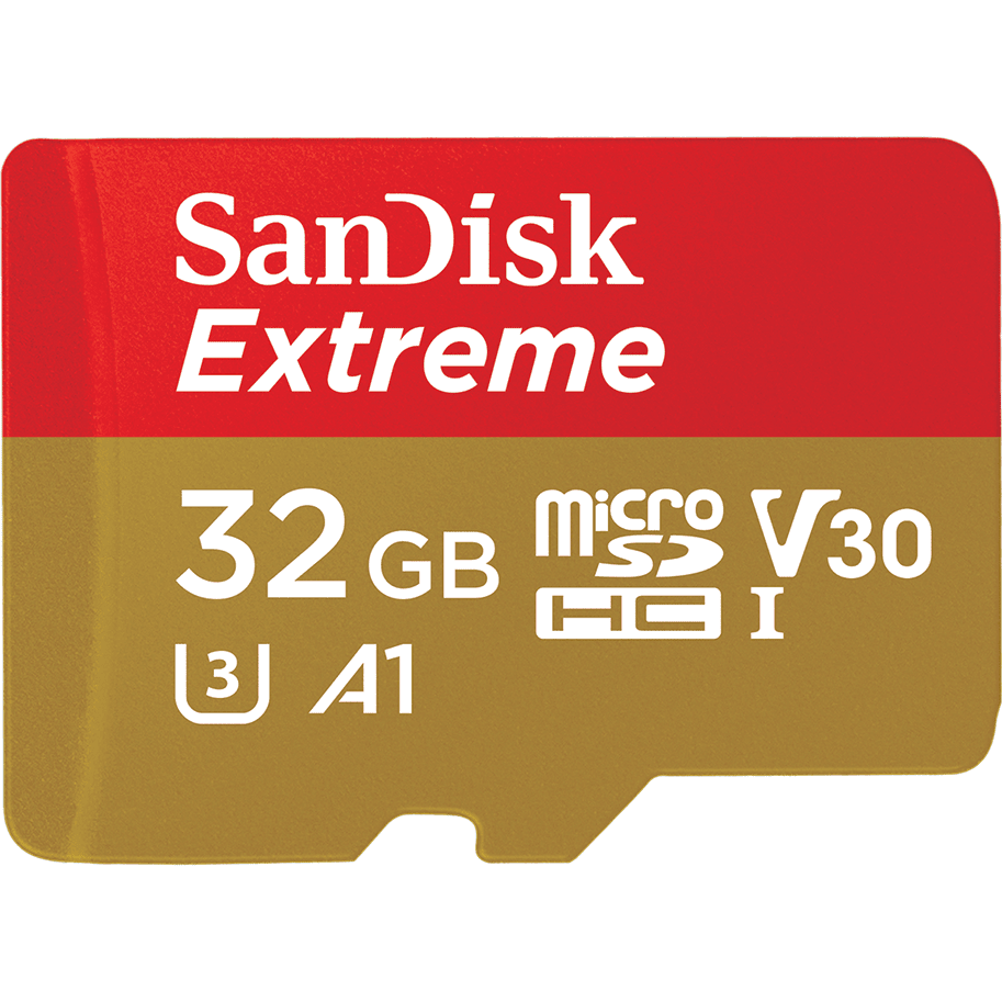 Карта памяти 32Gb MicroSD SanDisk Extreme (SDSQXAF-032G-GN6GN)