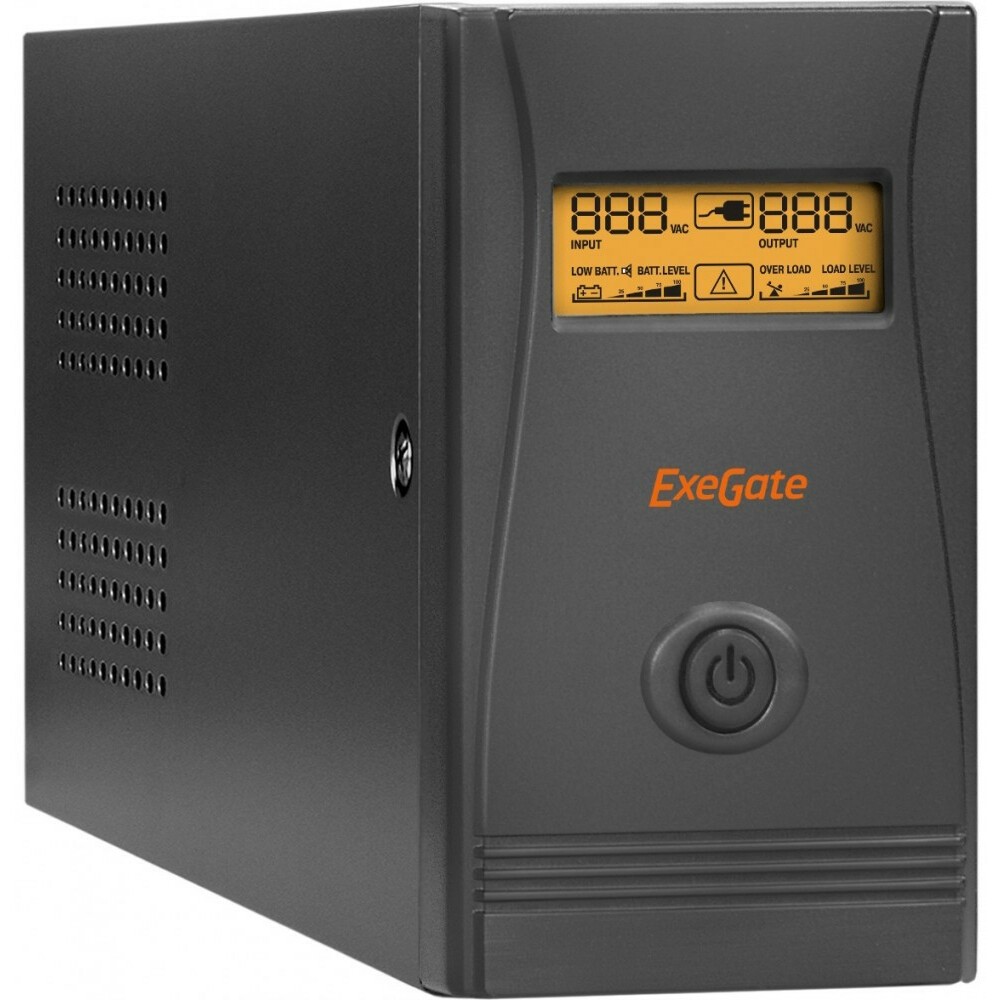 ИБП ExeGate Power Smart ULB-850 LCD (EURO,RJ,USB) - EP285478RUS