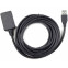 Кабель удлинительный USB A (M) - USB A (F), 4.8м, Gembird UAE016 Black - фото 2