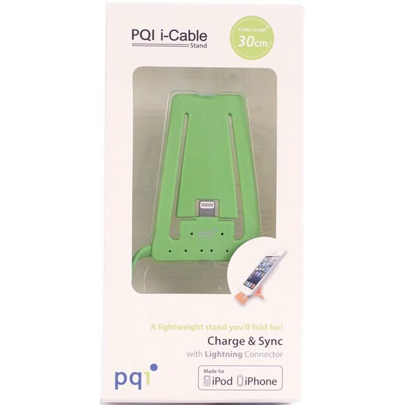 Подставка PQI i-Cable Stand Green - PQI-iSTANDCHARGE-GN