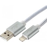 Кабель USB - Lightning, 1.8м, Gembird CC-U-APUSB02S-1.8M