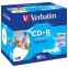 Диск CD-R Verbatim 700Mb 52x DataLife+ Jewel Case Printable (10шт) (43325)