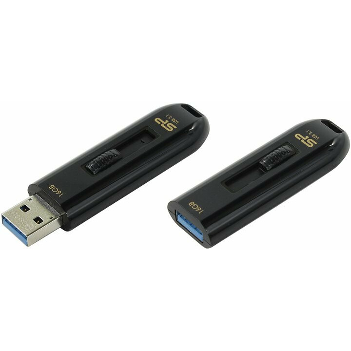 USB Flash накопитель 16Gb Silicon Power Blaze B21 Black (SP016GBUF3B21V1K)