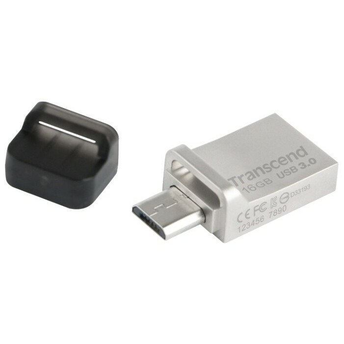 USB Flash накопитель 16Gb Transcend JetFlash 880 Silver (TS16GJF880S)