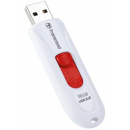 USB Flash накопитель 16Gb Transcend JetFlash 590 White (TS16GJF590W)