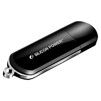 USB Flash накопитель 16Gb Silicon Power LuxMini 322 Black (SP016GBUF2322V1K)