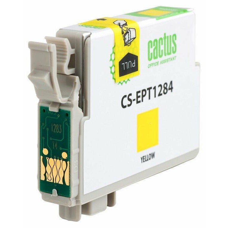 Картридж Cactus CS-EPT1284 Yellow