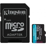 Карта памяти 512Gb MicroSD Kingston + SD адаптер (SDCG3/512GB)