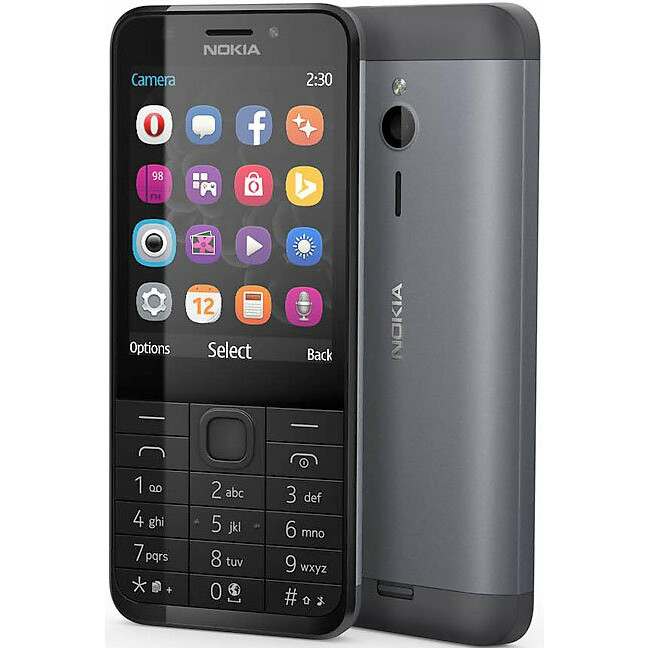 Телефон Nokia 230 Dual Sim Grey - A00026971