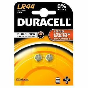 Батарейка Duracell (LR44, Alkaline, 2 шт) - LR44-2BL