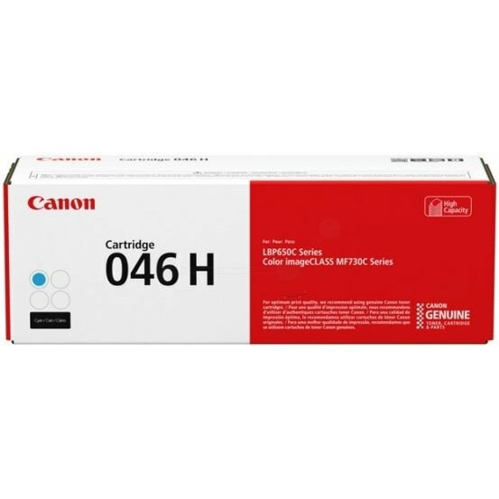 Картридж Canon 046H Cyan - 1253C002