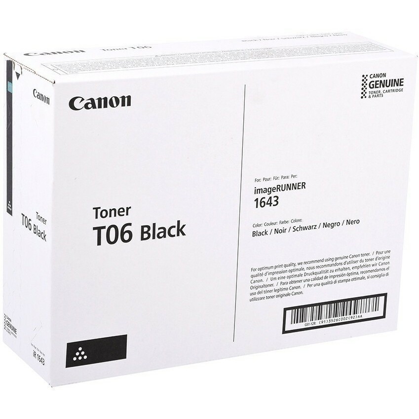 Картридж Canon T06 Black - 3526C002