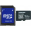 Карта памяти 32Gb MicroSD Toshiba Exceria + SD адаптер  (SD-CX32UHS1)
