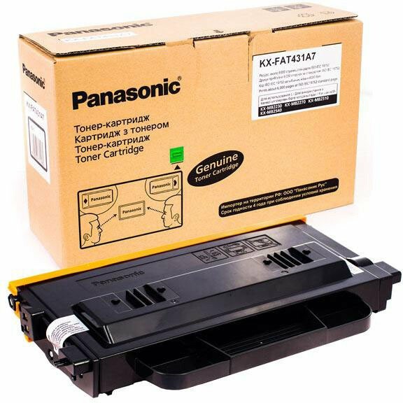 Картридж Panasonic KX-FAT431А7 Black