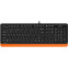 Клавиатура + мышь A4Tech Fstyler F1010 Black/Orange - фото 2
