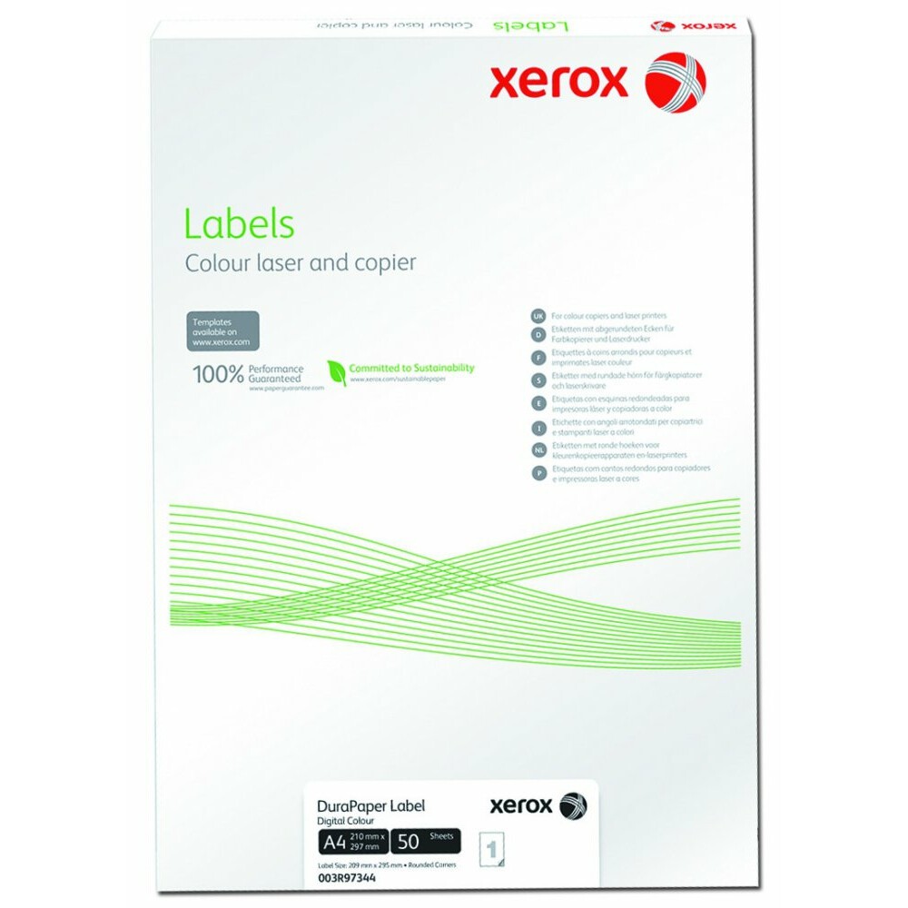 Наклейки Xerox 003R97344 (A4, 50 листов)
