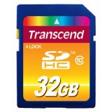 Карта памяти 32Gb SD Transcend  (TS32GSDHC10)